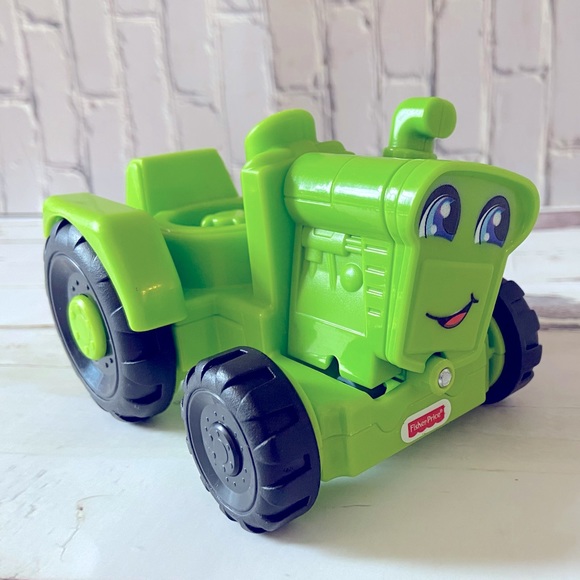 OBall Frog Rattle and Fisher Price Little People Tractor Lot - Picture 6 of 8